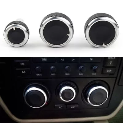 3Pcs Air Conditioner A/C Switch Panel Control Knob Fit For VW Golf MK4 Passat B5 • $11.95