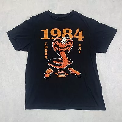 Hybrid Apparel Karate Kid Cobra Kai T Shirt Mens Medium Black Short Sleeve • $8.77