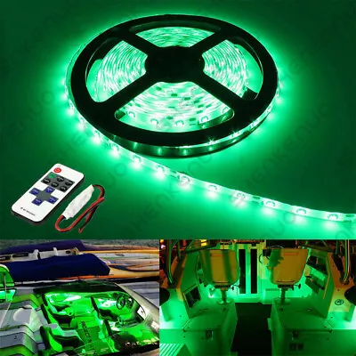Green LED Boat Light Deck Waterproof 12v Bow Trailer Pontoon Lights Kit Marine • $11.69