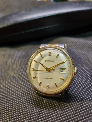 $50 • Buy Vintage Bulova Automatic Mens Watch Original Bracelet