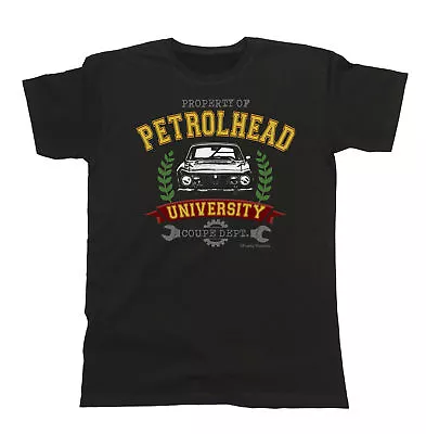 Mens Property Of Petrolhead University Coupe Dept. Alfa Romeo Gtv Organic TShirt • £10.99