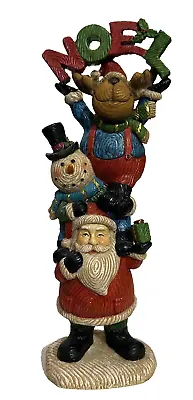 Don Mechanic Enterprise NOEL Christmas Figurine Santa/Frosty Snowman/Moose 11 In • $22
