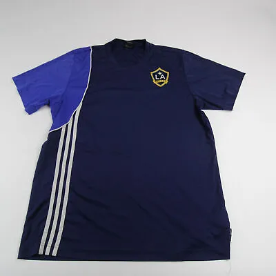 LA Galaxy Adidas Short Sleeve Shirt Men's Navy/Blue Used • $11.02