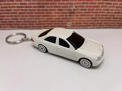 KEYCHAIN For MERCEDES S CLASS SEDAN WHITE AUTO CAR KEYS CHAINS FOB RING LANYARD • $27.95