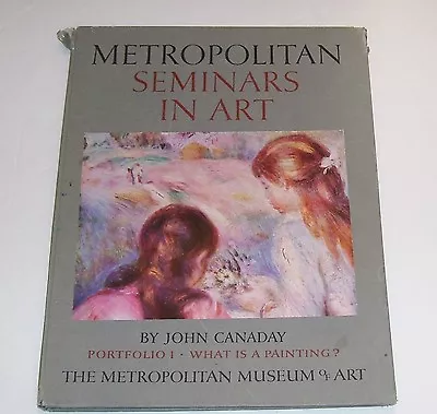 Metropolitan Seminars In Art 1958 Hardback Book Good Condition Illustrated • $12.99