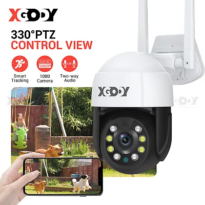 £29.69 • Buy XGODY 1080P HD WIFI IP Camera Wireless CCTV Smart Home Security IR Cam Outdoor