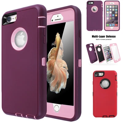 $10.89 • Buy For Apple IPhone 6s /6 Plus Case Shockproof Heavy Duty Rugged Hard 3 Layer Cover