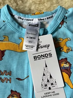 Bonds Size 0 Blue Lion King BNWT • $25