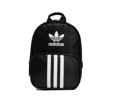 Adidas Originals Santiago Mini Backpack Women's Black White NEW • $51.12