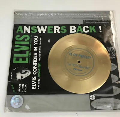 Elvis Answers Back*EPE* 1996 RAINBO CD*7  & 10  Gold Record*17 PG MAG EXCELLENT • $40