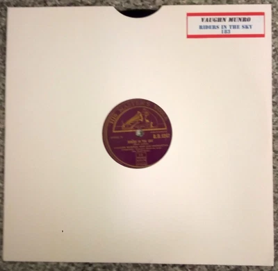 £10 • Buy 78rpm Record,  Vaughn Munro - Riders In The Sky