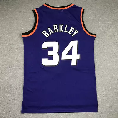 3 Colors Men‘s Charles Barkley Phoenix Suns Throwback Jersey Size S-2XL • $22.99