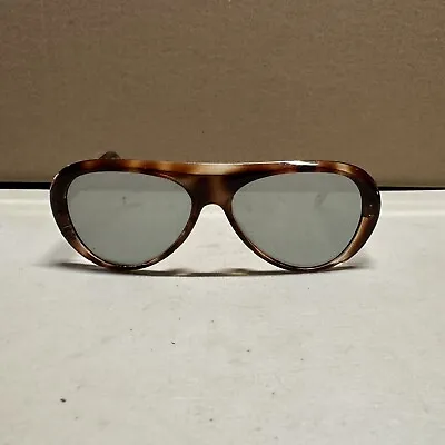 Vintage Style Eyes Mirrored Ski Sunglasses Tortoise Frame Retro • $50