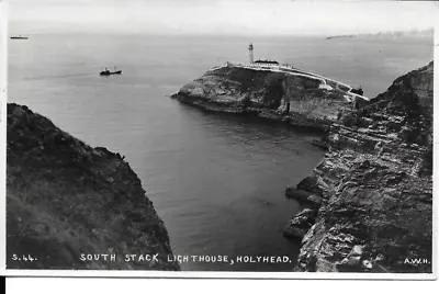 South Stack Lighthouse Holyhead R.P. Postcard • £1.75