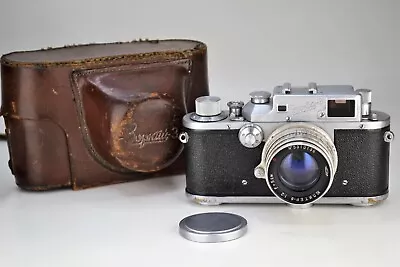 SALE! SERVICED! 1954 USSR  ZORKI 3  RANGEFINDER CAMERA + JUPITER-8 Lens M39 (2) • $199.99