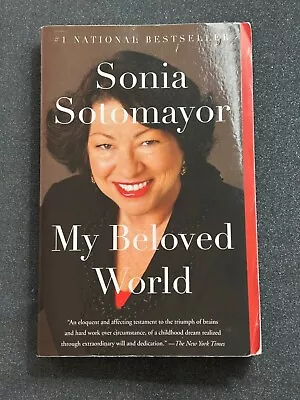 Obama's U.S. Supreme Court Justice Sonia Sotomayor Signed Book My Beloved World • $22