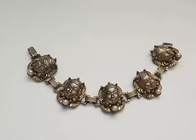 Vintage Golden Selro Selini Asian Princess Bracelet • $50