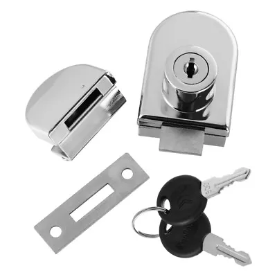  Furniture Latch Glass Cabinet Door Lock Accessories Locks Dressing Table • £10.45