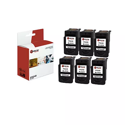 6Pk LTS PG240 Black HY Compatible For Canon Pixma MG2120 MG2220 MX372 Ink • $130.99