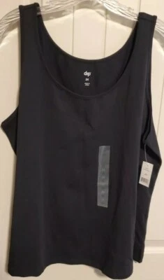$11.98 • Buy Dip Tank Top Women's Size 2X Black