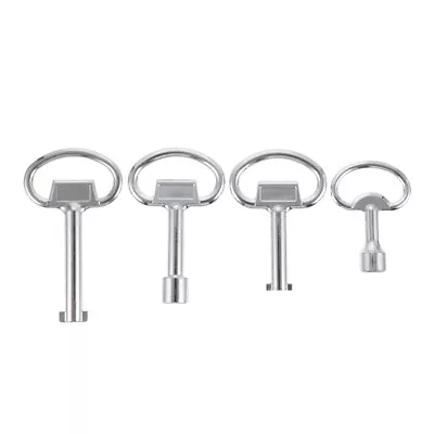 4pcs Metal Plumber Key Radiator Spanner Bleeding Key Utility Service Key • £8.38