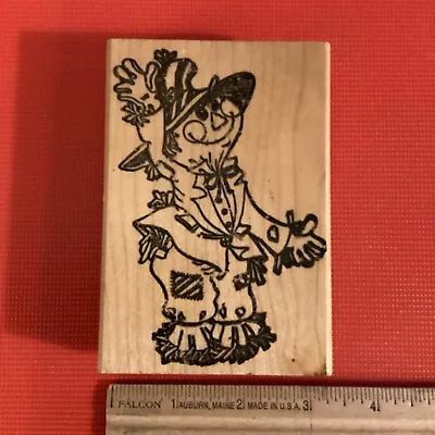 A8  Art Impressions Rubber Stamps Happy Scarecrow • $8.50