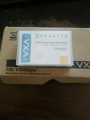  Exabyte VXA V10 20/40GB Factory Sealed Data Tape Cartridge PN 111.00106 (NEW) • $14