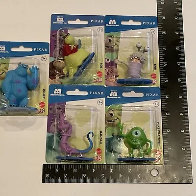 Monsters Inc. Disney Pixar Mattel Micro Collection Set Of 5 New & Sealed Sulley • $13