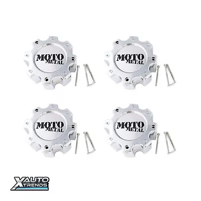 4 X Moto Metal Wheel Center Cap Chrome 8 Lug MO909B8165C • $108