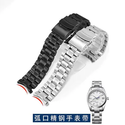 Solid Stainless Steel Watch Strap Band Mens Quality Metal Bracelet 18/20/22/24mm • £18.88