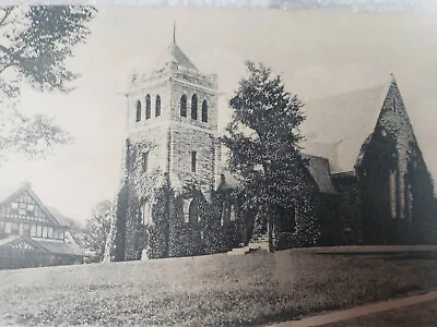 C 1905 All Saints Protestant Episcopal Church & Rectory New Milford CT Postcard • $2.62