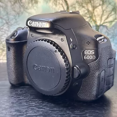 Canon EOS 600D 18.0 MP Camera - Black With Accessories Shutter Count 4446 • £99