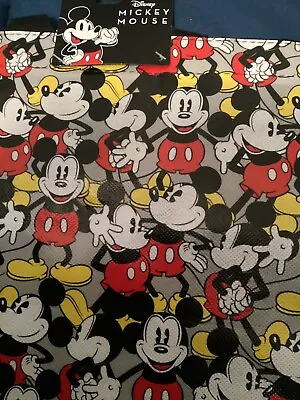 Disney Mickey Mouse Reusable Vinyl Tote Bag Shopping Beach Etc New • $13.95