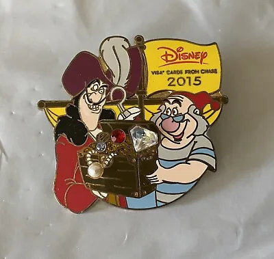 Disney Visa Cardholder Exclusive Pin 2015 Captain Hook • $15