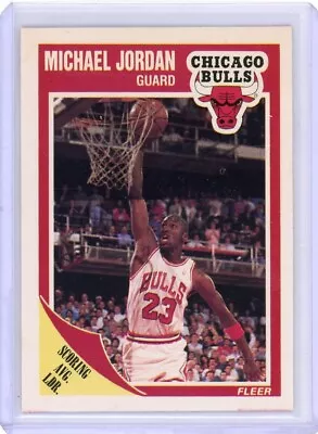 1989-90 Fleer Basketball Michael Jordan #21 Chicago Bulls • $15