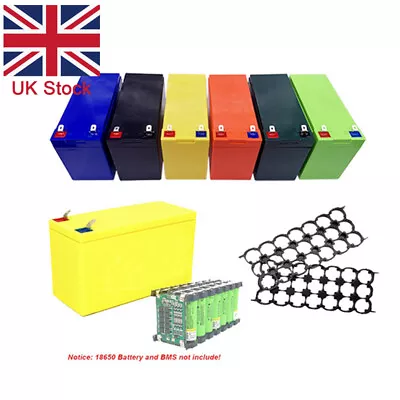 UK - 12V 3S 7P Li-ion Battery Pack DIY Kits Case Holder For 18650 Power Wall • £9.21