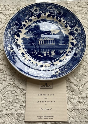 £1.99 • Buy Wedgwood Queen’s Ware Plate Blue And White Collection. Pavillion Design