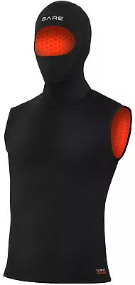 Bare 7/3mm Ultrawarmth Hooded Vest Men's Scuba Diving Wetsuit (All Sizes) • $249.95