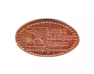 Elongated Penny  National Civil Rights Museum - Memphis TN  RETIRED COPPER • $3