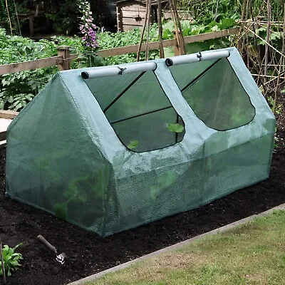 Garden Grow Outdoor Tunnel Cold Frame Fruit & Veg Plant Protector Greenhouse NEW • £29.99