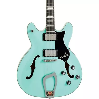 Hagstrom Viking Limited-Edition Semi-Hollow Electric Guitar Aged Sky Blue • $1069.99