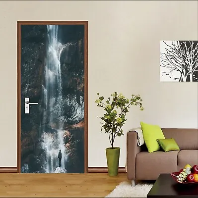 £143.47 • Buy 3D Impact Waterfall ZHU337 Door Wall Mural Photo Wall Sticker Decal Wall Amy