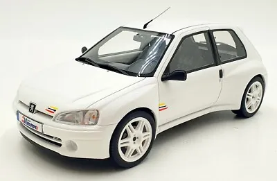 Otto Mobile1/18 Scale Resin OT393 - Peugeot 106 Maxi/Dimma - White • $185.99