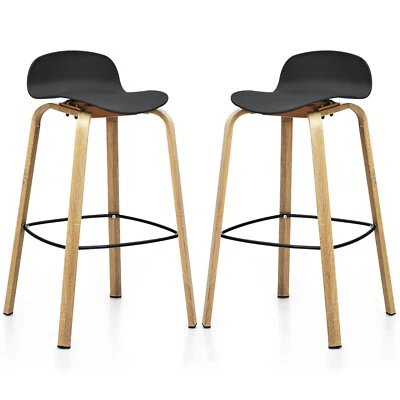 £59.99 • Buy 2X Breakfast Bar Stool Home Kitchen Pub Bar Stools With Footrest High Chair