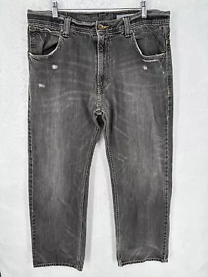 Vintage Levi's Silvertab Jeans Mens 36x32 Loose Gray Denim Pants Y2K Distressed • $39.99