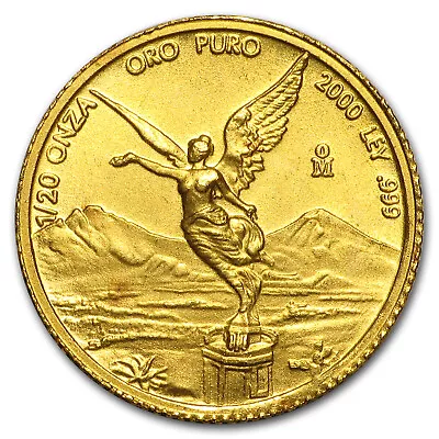 2000 Mexico 1/20 Oz Gold Libertad BU • $205.73