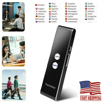 Portable Smart Two-Way Real Time 40+ Multi-Languages Translator Instant Voice US • $29.79