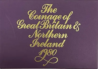 1980 Royal Mint Coinage Of Great Britain And Northern Ireland Proof Coin Set • £10.99