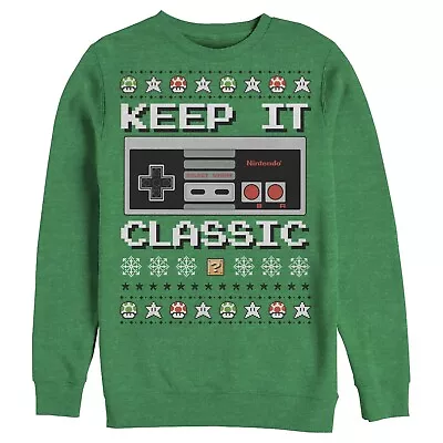 Nintendo Keep It Classic Controller Ugly Christmas Sweater • $29.95