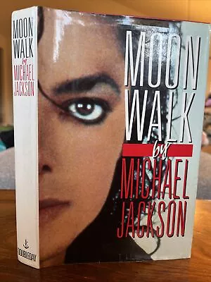 Moonwalk By Michael Jackson Hardcover 1988 Printed Signature Stated 1st Edition • $24.99